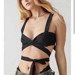 Lioness Black Strappy Top